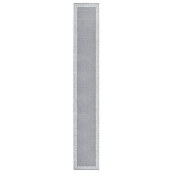 vidaXL Tappeto Lungo in BCF Grigio con Motivo 60x450 cm