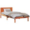 vidaXL Struttura del letto Marrone 75 x 190 cm Legno massello di pino