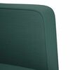 vidaXL Divano Sedia con Braccioli Verde Scuro 53 cm in Tessuto