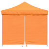 vidaXL Tenda Party Arancione 292 x 292 x 315 cm Tessuto Oxford
