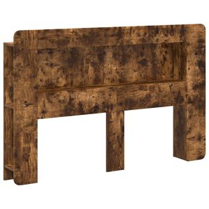 vidaXL Testata del letto Rovere Fumo Legno ingegnerizzato