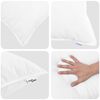 vidaXL Duvet per Tutte le Stagioni con cuscino 2 pcs Bianco Microfibra