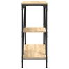 vidaXL Tavolino Consolle Rovere Sonoma 88,5x30x75 cm Legno Multistrato