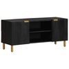 vidaXL Mobile Porta TV Nero 105x33x46 cm in Legno Multistrato
