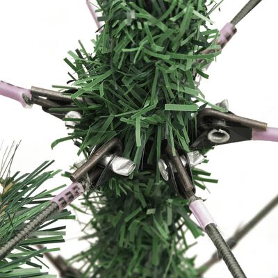 vidaXL Albero Natale Artificiale Incernierato con Pigne e Bacche 120cm