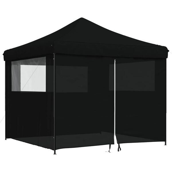 vidaXL Tenda Party Nero 292 x 292 x 315 cm Tessuto Oxford