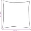 vidaXL Cuscino con cuscino 2 pcs Bianco 65 x 65 cm Piuma