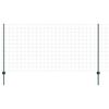 vidaXL Recinzione Euro con palo 25 x 1,2 m Acciaio rivestito in PVC