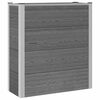vidaXL Letto rialzato da giardino Grigio 75 x 30 x 22 cm