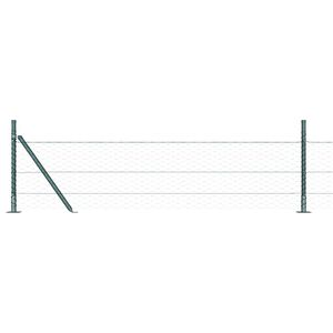 vidaXL Recinzione esagonale con base in cemento 25 x 0,5 m Rete