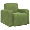vidaXL Poltrona Verde chiaro Velluto