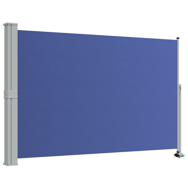 vidaXL Tenda Laterale Retrattile per Patio 160x300 cm Blu