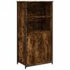 vidaXL Credenza Rovere Fumo 62x36x121,5 cm in Legno Multistrato