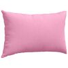 vidaXL Cuscini da Divano 2 pcs Rosa 50 x 30 cm Tessuto