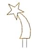 vidaXL Luce Decorativa Natale con Picchetti Stella Cadente 115LED 89cm