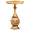 vidaXL Tavolino Rotondo 43x43x66 cm in Legno Massello di Mango