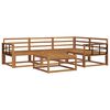 vidaXL Set di divani da esterno 5 pcs Naturale