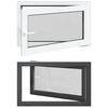 vidaXL Finestra seminterrato a ribalta e scorrimento RISOR 100 x 70 cm
