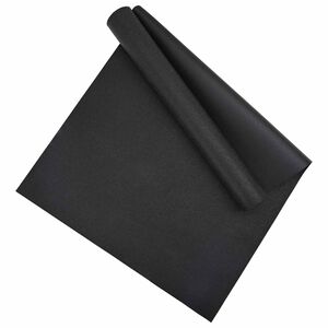 vidaXL Tappetino di Protezione Sportiva Nero 200 x 90 x 0,6 cm PVC