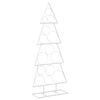 vidaXL Albero di Natale in metallo KUOPIO 125 cm Acciaio Bianco