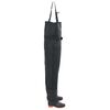 vidaXL Wader con Stivali e Cintura Nero Taglia 43