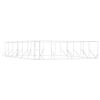 vidaXL Cuccia per Cani da Esterno Argento 8x12x2 m in Acciaio Zincato