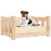 vidaXL Cuccia per Cani 55,5x45,5x28 cm in Legno Massello di Pino