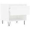 vidaXL Tavolino da Salotto Bianco 50x46x50 cm in Legno Multistrato
