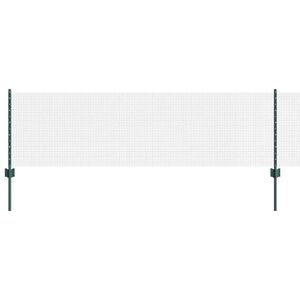 vidaXL Recinzione in rete saldata con pali 100 x 0,6 m Verde Rete