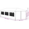vidaXL Tenda per Feste 3x9 m Blu