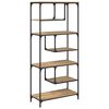 vidaXL Libreria rovere artigianale 81 x 36 x 176 cm Legno multistrato