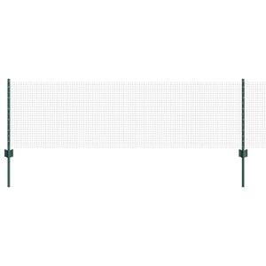 vidaXL Recinzione in rete saldata con pali 10 x 0,6 m Verde Rete