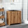 vidaXL Mobile Lavabo Bagno Rovere Artigianale Legno Multistrato