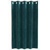vidaXL Tende oscuranti 2 pcs Verde Scuro 140 x 140 cm Velluto