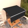 vidaXL Tenda da Sole Retrattile Automatica con Parasole 4x3m Antracite