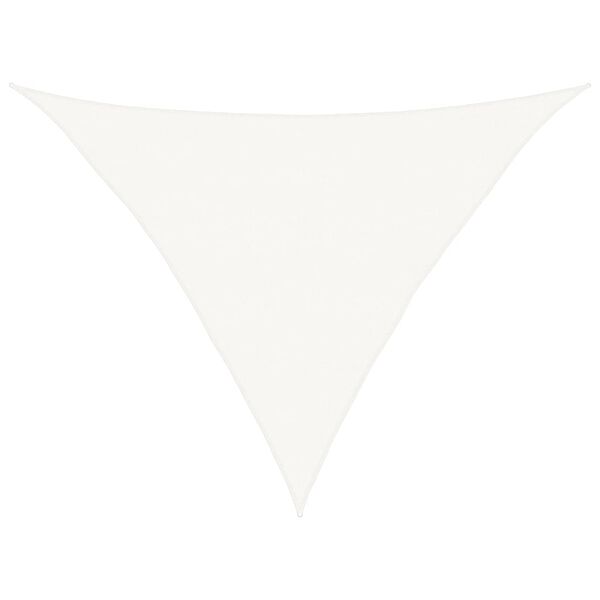 vidaXL Vela Parasole 160 g/m&sup2; Bianca 5x5x6 m in HDPE