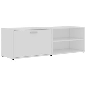 vidaXL Mobile Porta TV Bianco 120x34x37 cm in Legno Multistrato