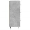 vidaXL Credenza Grigio Cemento 34,5x34x90 cm in Legno Multistrato