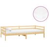 vidaXL Divano Letto con Materasso 90x200 cm Legno Massello di Pino
