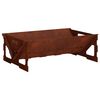 vidaXL Focolare Ruggine 60 x 40 x 20 cm Acciaio Corten