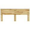 vidaXL Testiera 200 cm in Legno Massello di Rovere