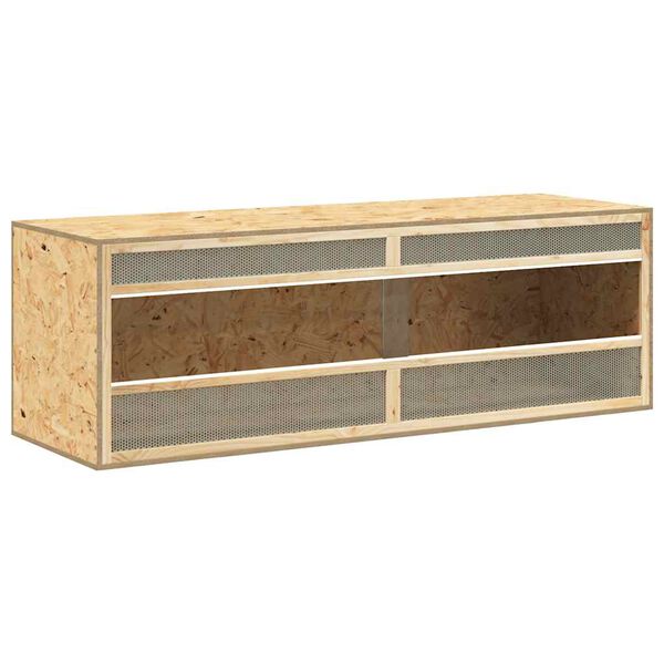 vidaXL Terrario in Legno Multistrato 144x46x48 cm
