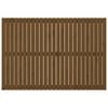 vidaXL Testiera da Parete Ambra 159,5x3x110 cm Legno Massello di Pino