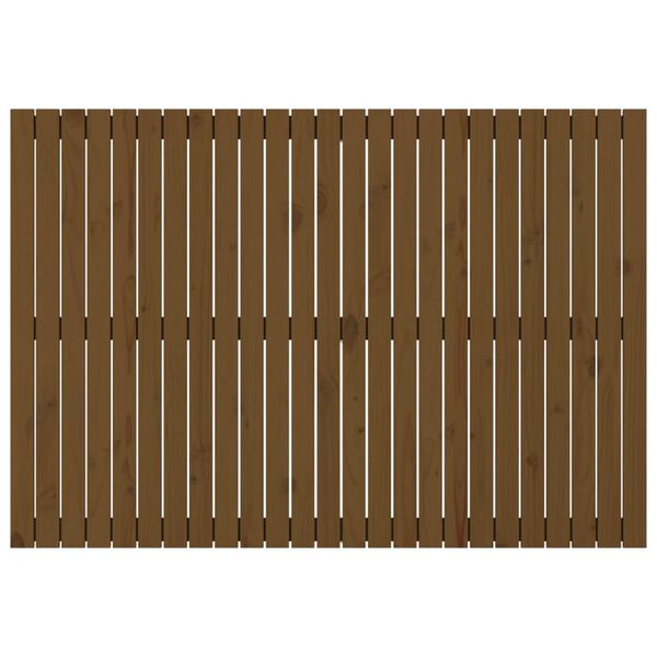 vidaXL Testiera da Parete Ambra 159,5x3x110 cm Legno Massello di Pino