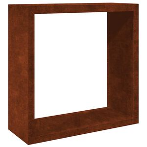 vidaXL Rack per Legna da Ardere 100x40x100 cm in Acciaio Corten