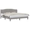 vidaXL Struttura del letto Grigio Chiaro 180 x 200 cm Velluto