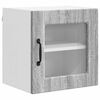 vidaXL Mobile da cucina con porta 2 pcs Grigio Sonoma 40 x 31 x 40 cm