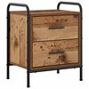 vidaXL Armadio da Notte Legno antico 40 x 30 x 50 cm
