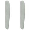 vidaXL Orecchia della Testata Grigio chiaro 80 x 23 x 6 cm Velluto