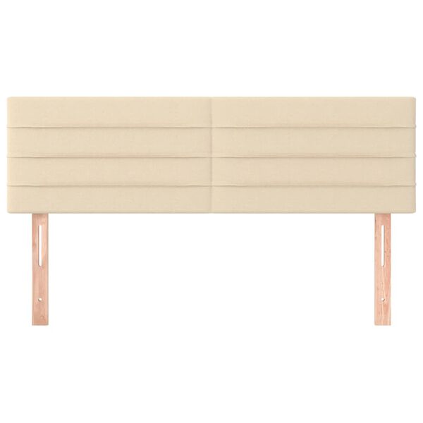 vidaXL Testiere Crema 144x5x78/88 cm in Tessuto